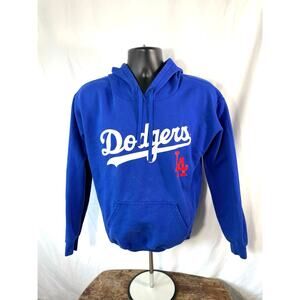 LA Dodgers Hoodie Blue MLB Sweatshirt Medium